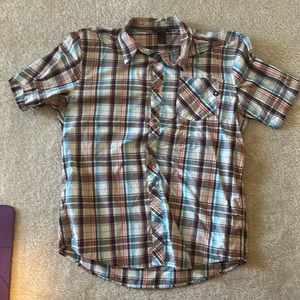 Marmot men’s large casual shirt red plaid